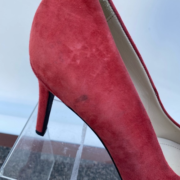 Anine Bing red suede high heel shoes size 37 - Picture 3 of 13